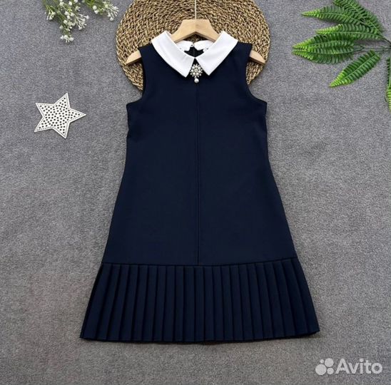 Сарафан для девочки в школу 128-146