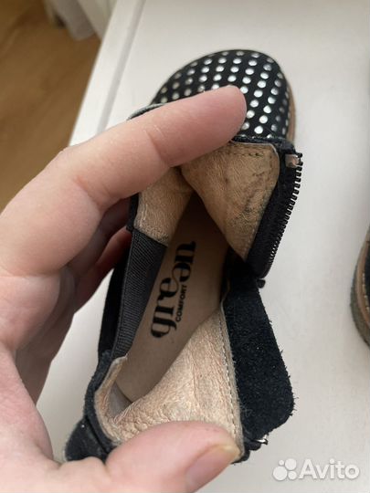 Ботинки для девочки без утепления