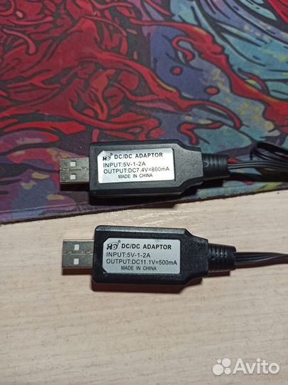 USB Зарядка для 2S и 3S Li-Po и Li-ion