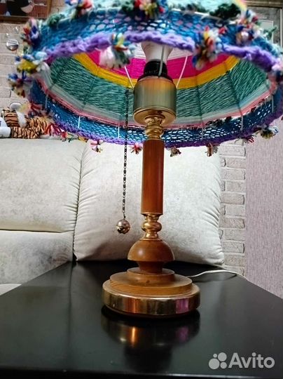 Лампа настольная. Торшер. Абажур ручная работа