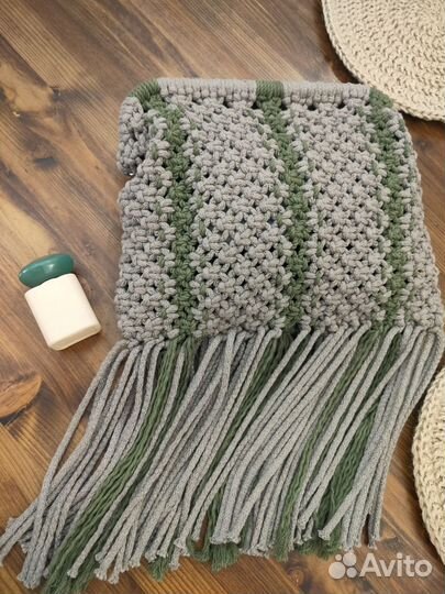 Сумка-клатч макраме