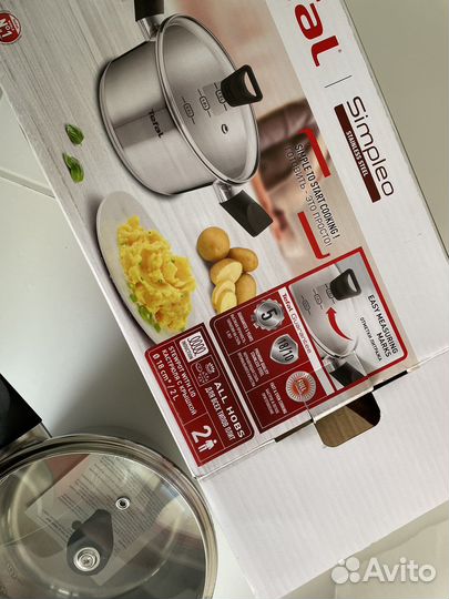 Кастрюля tefal новая