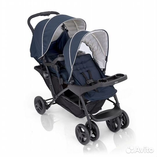 Коляска для двойни и погодок Graco