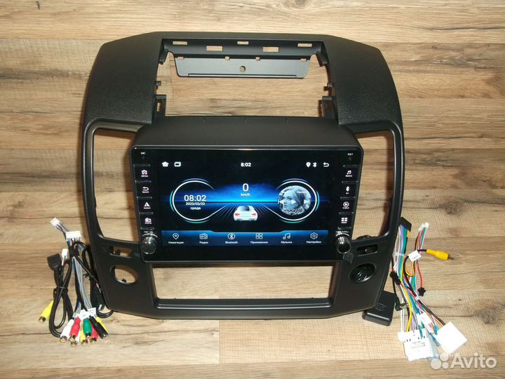 Магнитола Nissan Navara физические кнопки Android