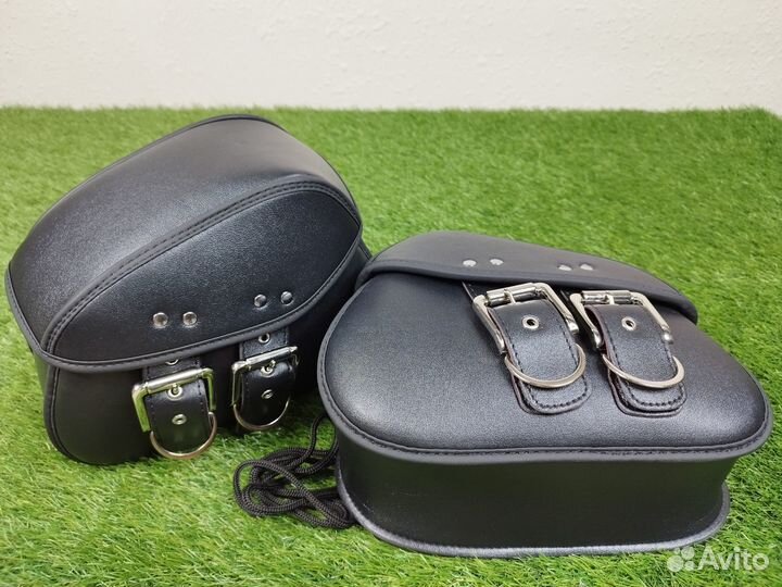 Мотокофры боковые. Из высококачественной иск.кожи