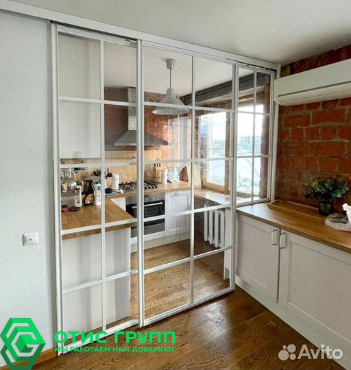 Перегородки для зонирования / Лофт перегородки