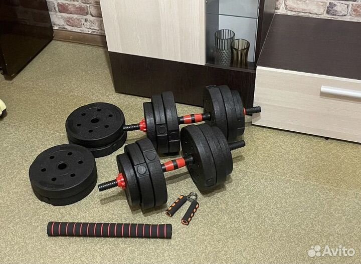 Гантели+штанга 40 кг