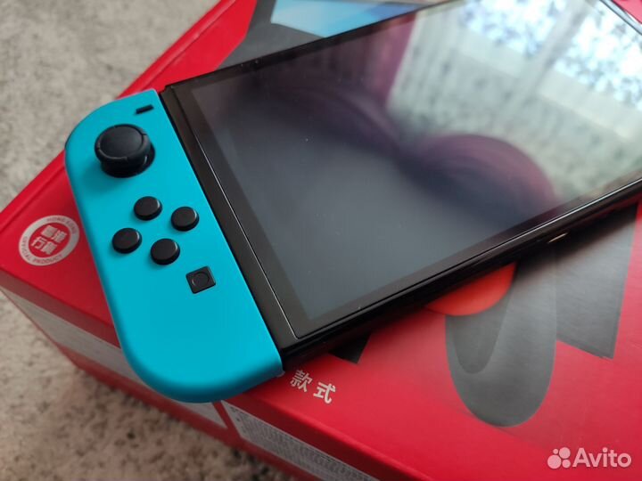 Прошитая Nintendo Switch Oled 128Gb+игры