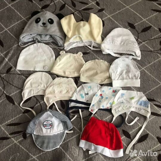 Шапочки, носочки, перчатки