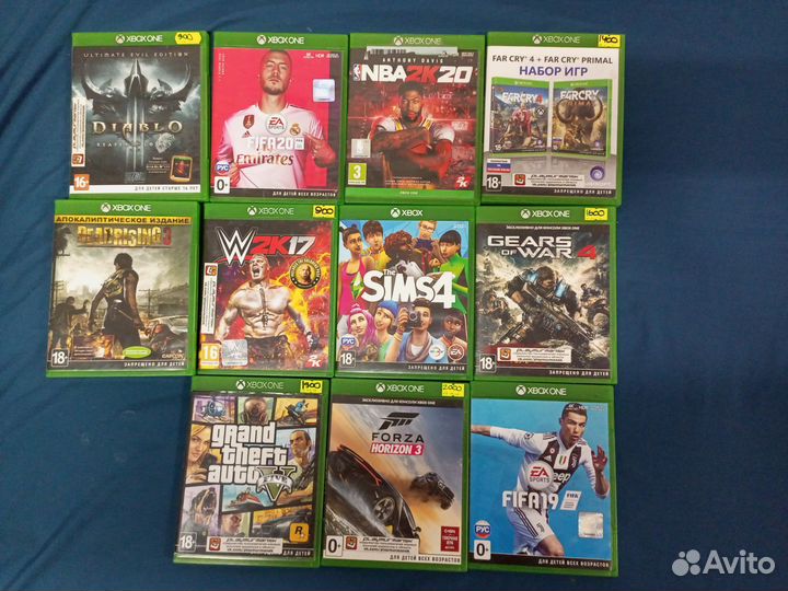 Диски с играми Xbox One
