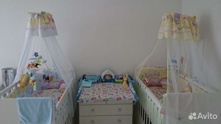 Детская кровать трансформер с матрасом