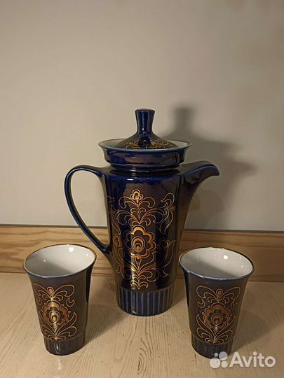 Посуда кобальт СССР