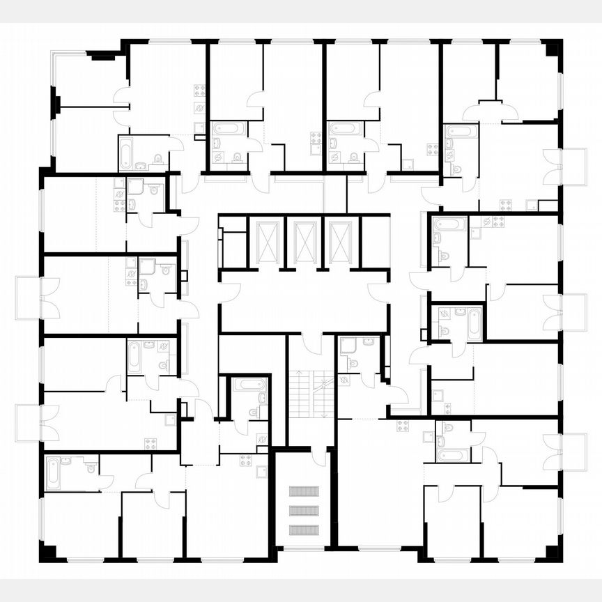 2-к. квартира, 46,6 м², 9/12 эт.