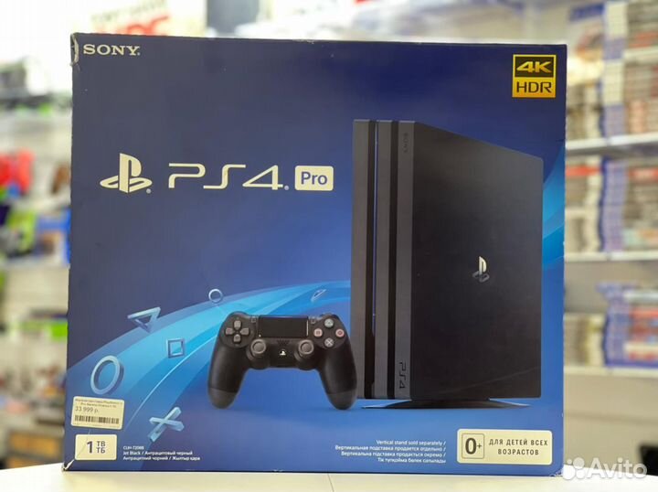Sony PS4 PlayStation 4 Pro 1Tb + Гарантия