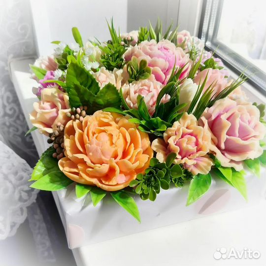 Букет из мыла