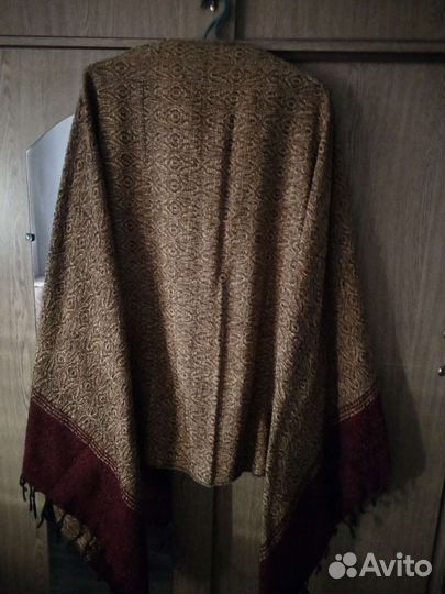 Шарф палантин новый шерсть и рюликс