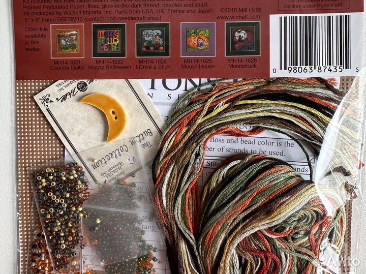 Mill hill осенний набор для вышивания и halloween
