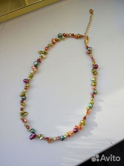 Колье чокер из жемчуга