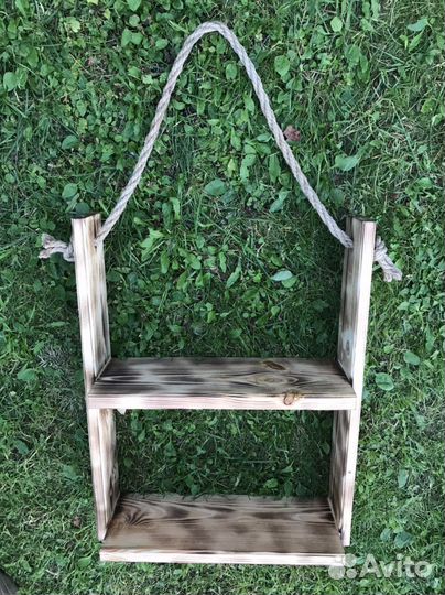 Полка деревянная настенная