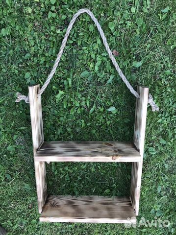 Полка деревянная настенная