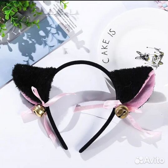 Кошачьи ушки ободок