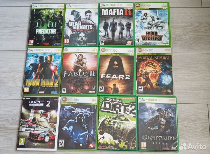 Диски на xbox 360