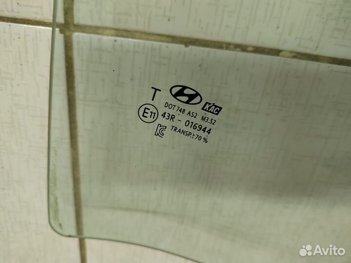 Стекло заднее правое Hyundai Sonata DN8