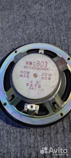 Штатные колонки от автомобиля hyundai