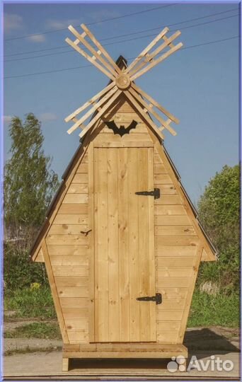 Дачный туалет с кошкой лчн 155
