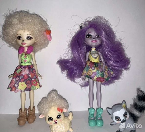 Куклы энчантималс с питомцами