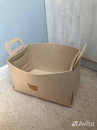Войлочная корзина (новая) для хранения вещей