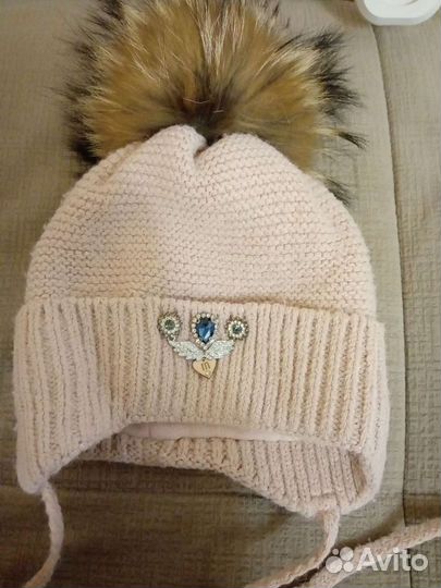 Комплект шапка и снуд для девочки