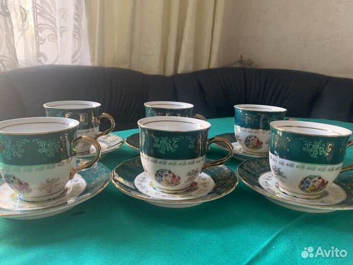 Чайный сервиз Мадонна Чехия cobalt