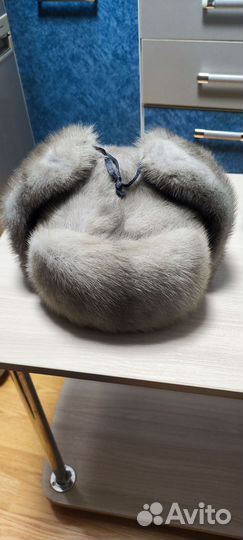 Норковая шапка мужская 59 размер