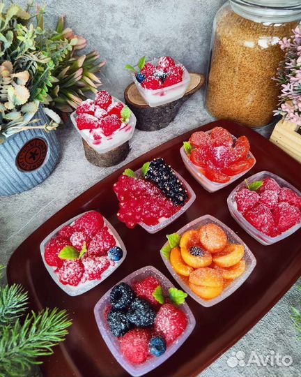 Мыльные вкусняшки ароматное мыло ручной работы