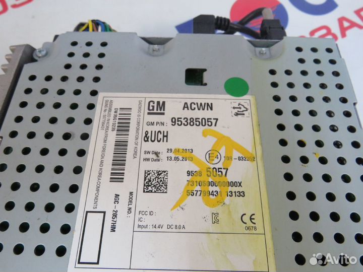 Магнитола chevrolet spark M300