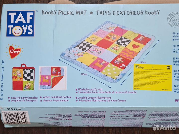 Развивающий коврик Taf Toys