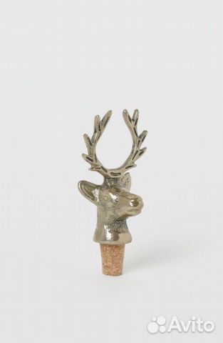 Новогодний декор HM home (пробка, ложки с оленями)