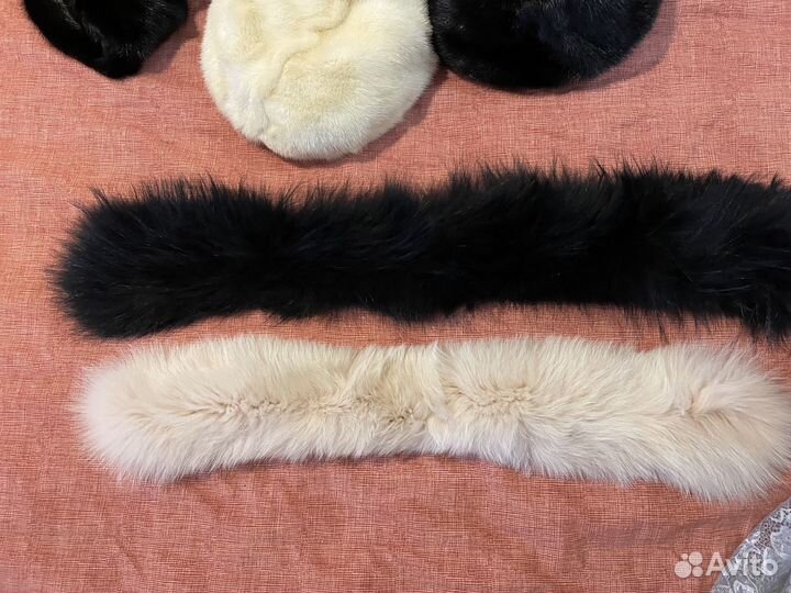 Шапки женские норка песец