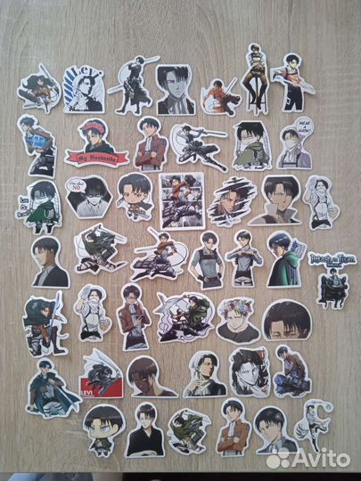 Стикеры наклейки аниме Леви Акерман