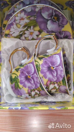 Чашка с блюдцем 2 шт