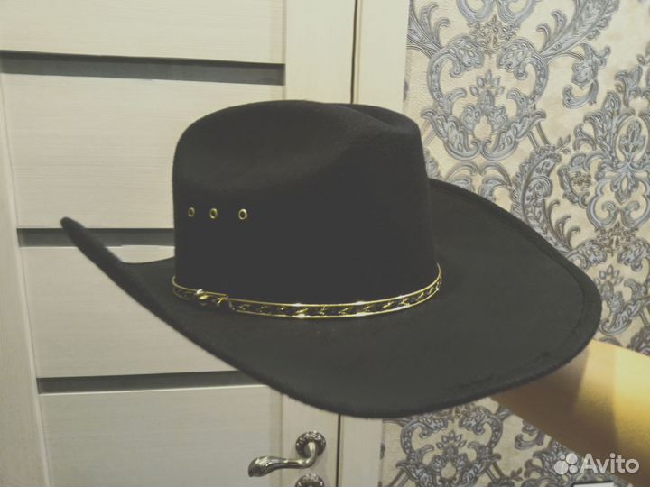 Шляпа мужская ковбойская