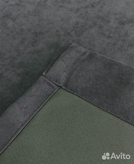 Штора серая канвас 110х270см новая