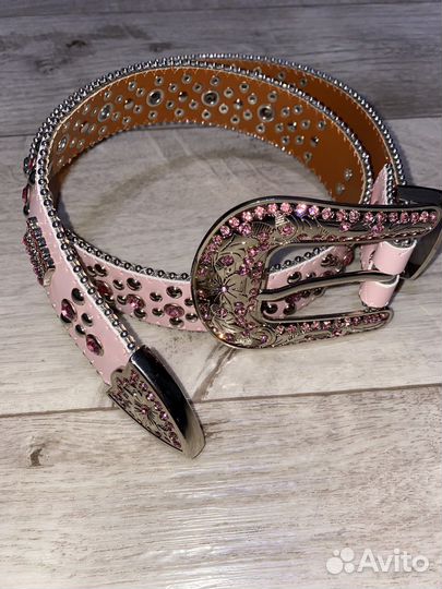 Ремень B.B Simon Pink Belt