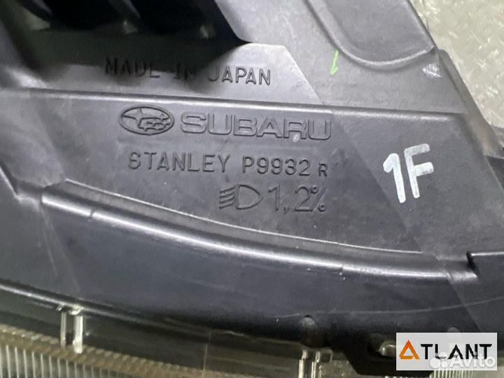 Фара передняя правая subaru impreza