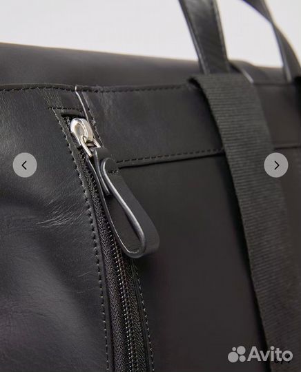 Рюкзак науральная кожа Sandqvist черный