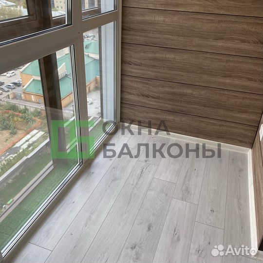 Остекление балконов. Окна пвх