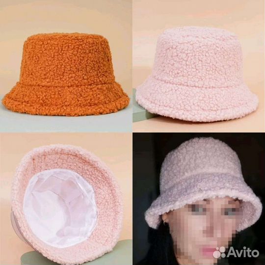 Панама меховая новая