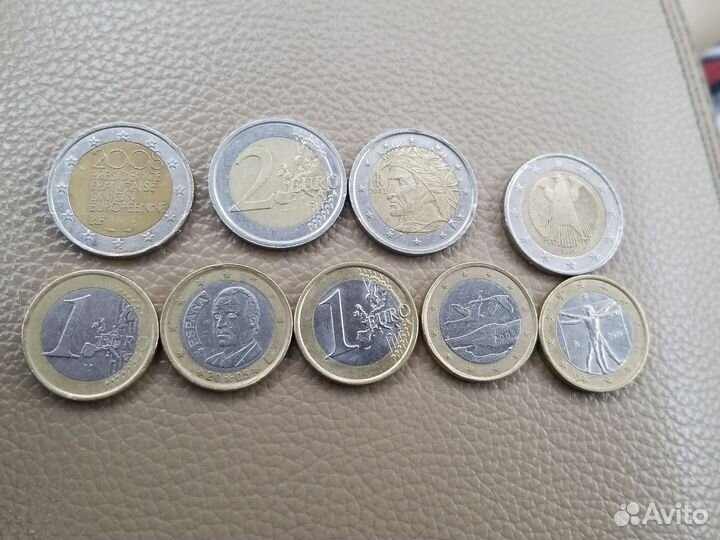 Монеты евро