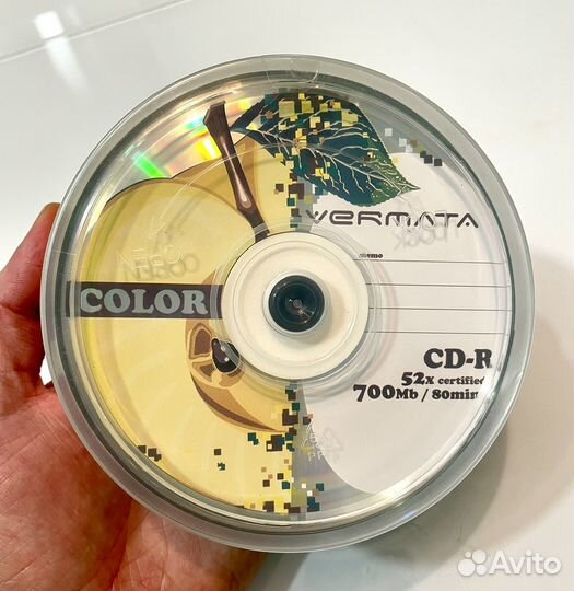 Диски CD-R на болванке